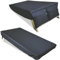 PRAMOON Cornhole Covers Set of 2, for 4' x 2' Boards, with Cornhole Bags Organizer, Waterproof & UV Resistant, Black