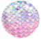 Mermaid Birthday Decorations,32 Pack Paper Plates for Baby Shower Party Supplies Mermaid Under the Sea Theme Party Disposable Dinnerware Plates for Mermaids Princess Birthday Party (7 Inch)