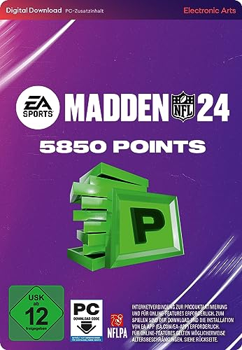 Madden NFL 24 5850 Madden Points PCWin | Download Code EA App | Deutsch | Standard | PC Code - Origin
