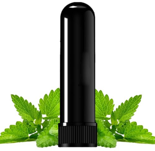 Mingchengheng Nasenstift - Naseninhalationsröhrchen zur Linderung der Nasennebenhöhlen | 10 Aromatherapie-Inhalator mit kühlenden Ölen, tragbarer Atemstab gegen Kopfschmerzen, Übelkeit