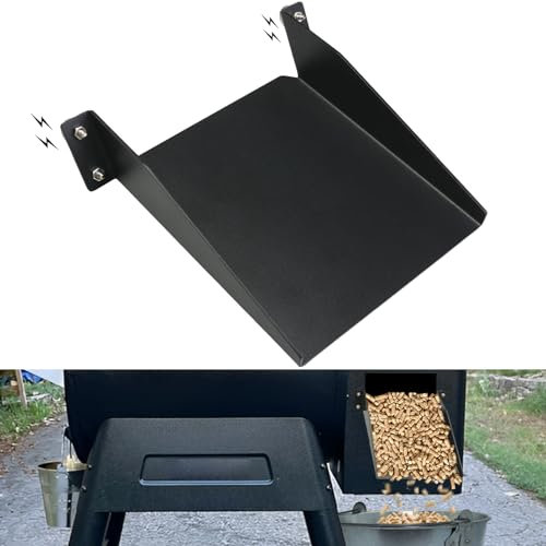FOWSRHRG Pellets für Smoker Grill Assist Chute, Holzpellets Helper Slide, Räucherrohr für Pelletgrills für Traeger Smoker Reinigung, kein Aufheben von gefallenen Pellets Chutes nötig, 0108002