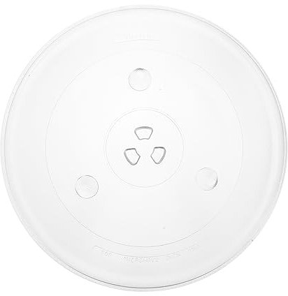 OUNONA Microwave Glass Turntable Tray Professional Replacement Glass Plate for Microwave Oven Easy Installation Secure Fit Center Support and Practical Kitchen Accessory