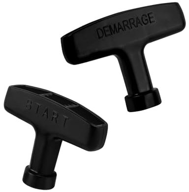 IPNSDON 2 pcs démarreur à recul Universel,pour poignées démarreur pour Tondeuse à Gazon tronçonneuse Tondeuse à Gazon Tondeuse à Gazon pièces Moteur démarrage pour Moteur à Essence - Poignée