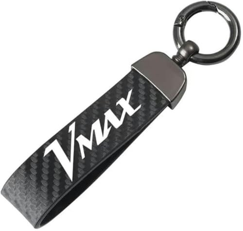 JXZQQBMD Porte-clés en cuir pour moto Y-amaha VMAX 1200 VMAX 1700 VMAX1200 VMAX170