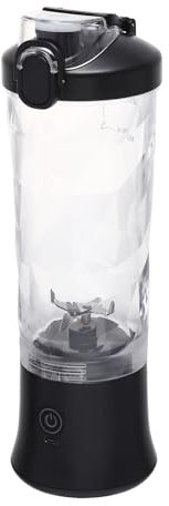 Portable Juicing Cup, Juicing Cup, Juicing Cup,600ml Juice Mug/USB Charger- Black,for schools, offices, gyms, camping, hiking, competitions sporting events, or other outdoor activities