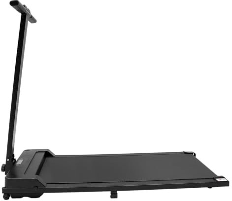 Laufbänder für Zuhause Klappbar 1-6KM/H Laufband Faltbares Elektro-Laufband Tragfähigkeit bis 180KG, Walking Pad für Heim und Büro (Schwarz)