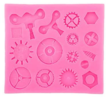 Schokolade Steampunk Uhren Zahnrad Fondant Kuchen Mechanische Modellierformen Backen Dekorieren Werkzeuge für Dessert Kuchen