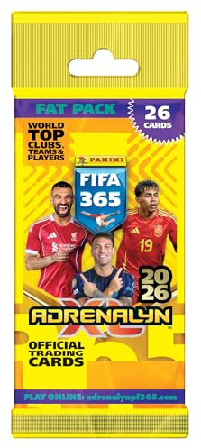 Panini FIFA 365 2026 Sammelkarten-Spiel Fat Pack 24 Karten + 2 Bonuskarten
