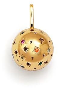 SINGULARU Charm Bola d’Ange Plaqué Or Bijoux pour femmes | Laiton plaqué or 18 carats qui apporte élégance et durabilité avec zircone. Peut être combiné avec une chaîne.