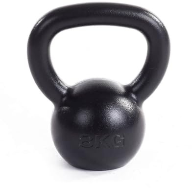 Wolverson Fitness Black Series Kettlebell - Stahl - Breiter Griff | Hardstyle-Kettlebell mit breitem Griff für Functional Training, Krafttraining, Cross Training und Home Gym.
