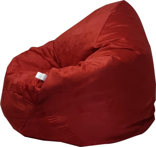 Altmark-Design Sitzsack XXL Microfaser Rubinrot/incl. Inlett