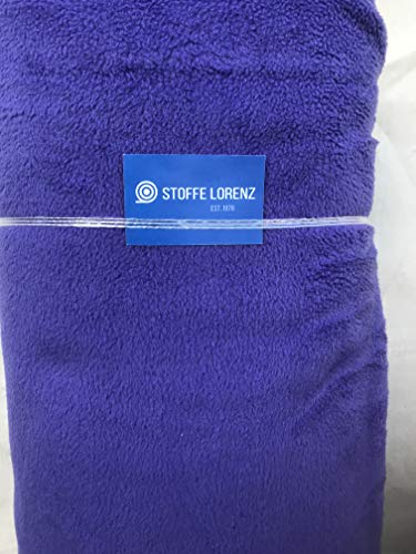 Polar Fleece Stoff Meterware - lila