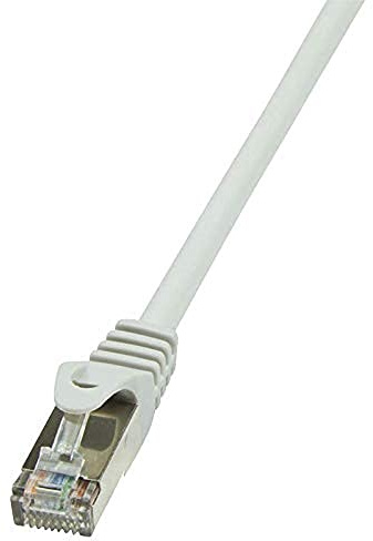 LogiLink Patchkabel RJ45 SF/UTP Cat5e 10.00m grau