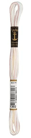 Anchor Sticktwist Multicolor, 4615000-01302, Farbe:1302, Stickgarne