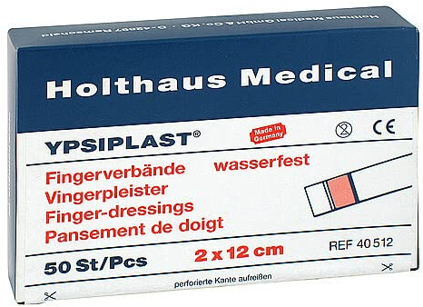 FINGERVERBAND YPSIPLAST wasserfest 2x12 cm haut 50 St