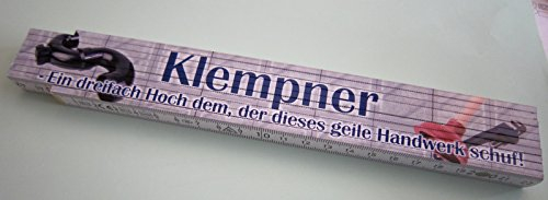 Zollstock/Meterstab 2m - Klempner - Ein dreifach Hoch dem, der dieses geile Handwerk schuf!