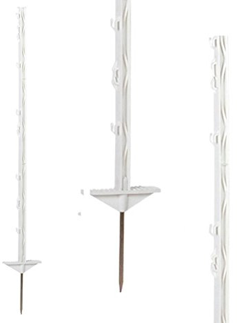 Agri-Supply 20 x 3ft Electric Fence Poly Posts (White)