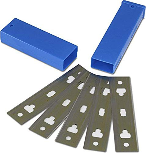 Unger Professional 970270C 5Pk Replacement Blades 4 in. Silver, Clue