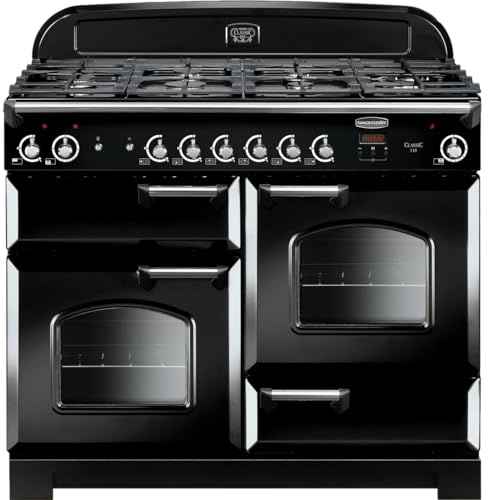 Rangemaster Classic 110cm Gas Range Cooker - Black