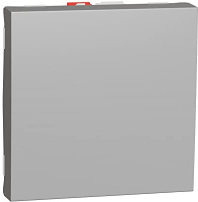 Schneider Electric - Unica - va-et-vient - 10A - connexion rapide - 2 mod - Alu - méca seul - NU320330