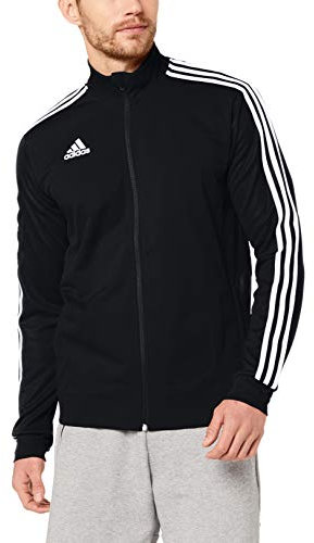 adidas Veste D'entraînement de Football pour Homme, Taille S, Noir/Noir/Blanc