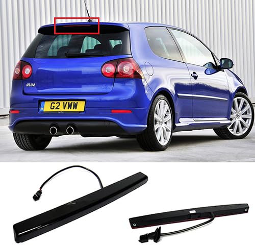 Schwarzes Rauchglas LED hinten High Level Center dritte Bremsleuchte für 2004–09 Volks Golf V GTI R32 R Line Polo 9N Passat 3C5 R36