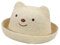 Bebé Niños Niñas Dibujos Animados Oso Lindo Sol Sombrero de Paja Roll up Gorras para Sol De Verano