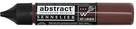 Sennelier Abstract Acrylic 3D Liner 27ml (Burnt Sienna)