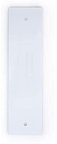 BOLIS CARLO SRL 1804/BI.185DIS Placca cieca, distanza dei fori: 185 mm, Dimensioni: 224 x 60 mm, Alluminio, Bianco