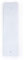 BOLIS CARLO SRL 1804/BI.185DIS Placca cieca, distanza dei fori: 185 mm, Dimensioni: 224 x 60 mm, Alluminio, Bianco