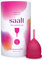 Saalt Teen Cup – Reusable Period Cup – Made for Comfortable, Leak-Free Protection Up to 12 Hours – BPA & Latex Free – Includes Cup & Carry Bag - Wild Rose
