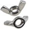 M6 Dadi Dado ad Alette Farfalla Ala in Zincato (Confezione da 25) per Viti Filettate - Elementi di Fissaggio Robusto Standard Certificato ISO965 DIN315 M6 Wing Nuts (16mm x 32mm)