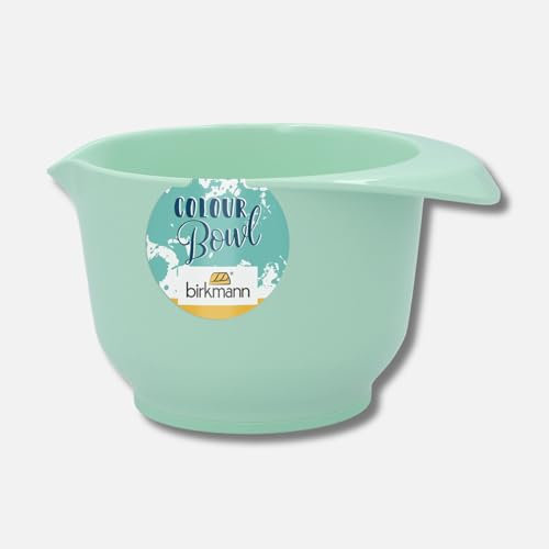 Birkmann, Colour Bowls, Rühr- und Servierschüssel, klein, 0,5 Liter, kratzfest, standfest, nachhaltig, türkis, hochwertige Qualität, modernes Design