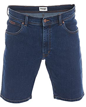 WRANGLER Herren Jeans Short Texas Kurze Stretch Shorts Regular Fit | Baumwolle Bermuda Sommer Hose Blau Schwarz 30 31 32 33 34 36 38 40