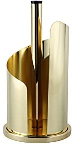 Echtwerk Stainless Steel Kitchen Roll Holder, Gold Edition, 15.5 x 33 cm