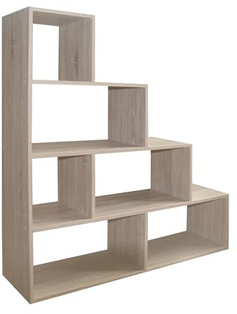 HTI living Bücherregal Thekla 11430 Stufenregal Raumteiler Sonoma