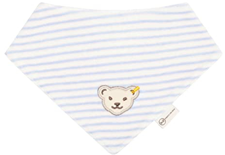 Steiff Unisex Baby Basic Halstuch GOTS, Celestial Blue, One Size