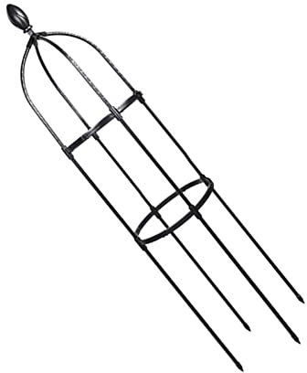 adawd Jardin Obelisk Drahtgeflecht 3 Größen, Blumen aus Stahl mit PE-Beschichtung Klettergerüst | Käfig aus Metallrahmen 30,5 cm Durchmesser für Dekoration