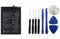 Audiosystem BATTERIA PER HUAWEI P20 EML-L09, HONOR 10 COL-L29 V10 HB396285ECW 3400MAH, INCLUSO KIT MONTAGGIO BATTERIA