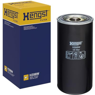 HENGST - Ölfilter H356W - Öl-Anschraubfilter für KFZ | Hochwertiger Motorölfilter für KFZ mit Otto- oder Dieselmotor - Robuster Ölfilter mit hoher Schmutzaufnahmefähigkeit