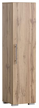Schildmeyer Highboard Carlos 153701, Eiche Landhaus Dekor, 36,3 x 34,7 x 142,7 cm