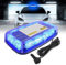 I LITTON Gyrophare LED Lampe Barre Lumineuse Clignotante stroboscopique à LED, lumière stroboscopique d’Avertissement LED pour Les camions Pelle à Neige Rampe Gyrophare LED de Sécurité, Bleu