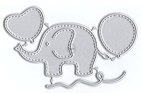 DzIxY Elefant Krabbe Metall Stanzformen für klare Briefmarken und Metall Stanzformen Sets für Kartenherstellung Scrapbooking Papierbedarf Dichtungen Aufbewahrungstaschen