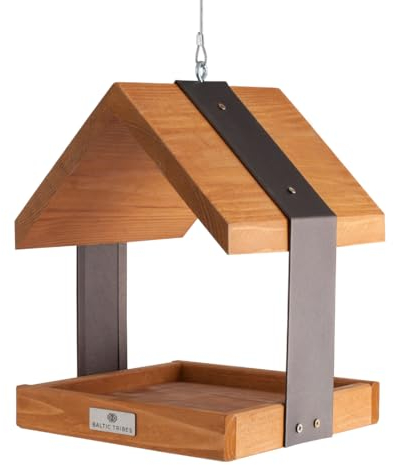 rustikales vogelfutterhaus Garten Balkon vogelhaus