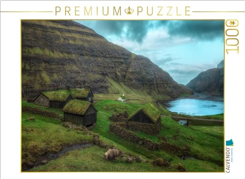 Puzzle · Saksun | Saksun ist ein Juwel der Natur auf den Färöern · 1000 Teile · Lege-Größe 64 × 48 cm · CALVENDO Puzzle