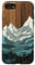 Hülle für iPhone SE (2020) / 7 / 8 Berge Outdoor, Natur Wandern Waldlandschaft Holz Thema