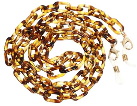 SHERCHPRY 2 Stück Modische Brillenkette – Verlorene Brillenschnur Glänzend für Geburtstage Weihnachten Neujahr Thanksgiving