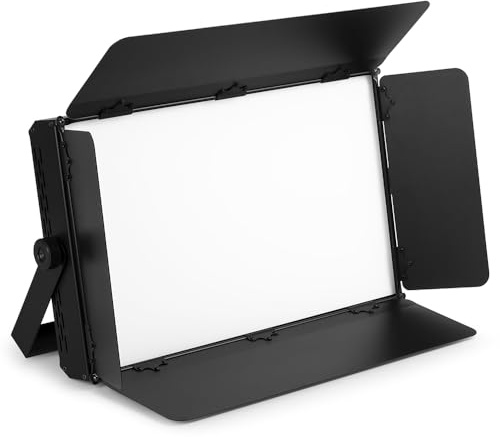 BeamZ SFP200 - LED Softbox Licht für professionelle Beleuchtung, 200W, Dimmbar, 3200K-5600K Warm&Kaltweiß, Geräuschloses Videolicht, Streaming Licht, 120° Abstrahlwinkel, Flackerfrei, DMX, Fotolicht