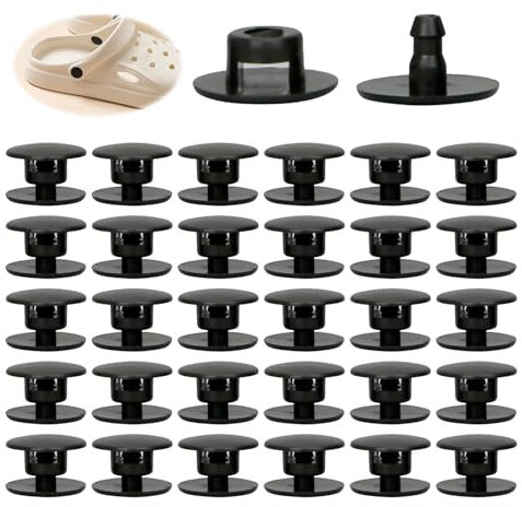 CHSZSH 30 Pièces De Boucles De Bas De Chaussure, Accessoires De Chaussures, Boucles De Base De Chaussure, Boucles De Bord De Chaussure Fixes, Boucles Cachées De Chaussure, Boutons De Rivet