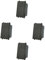4 Pezzi Interruttore unipolare 1P 16A compatibile con Vimar Arke colore Nero incasso presa a muro confezione 4 pz